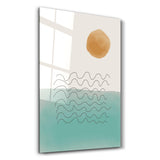 Abstract Shapes V14 | Glass Wall Art