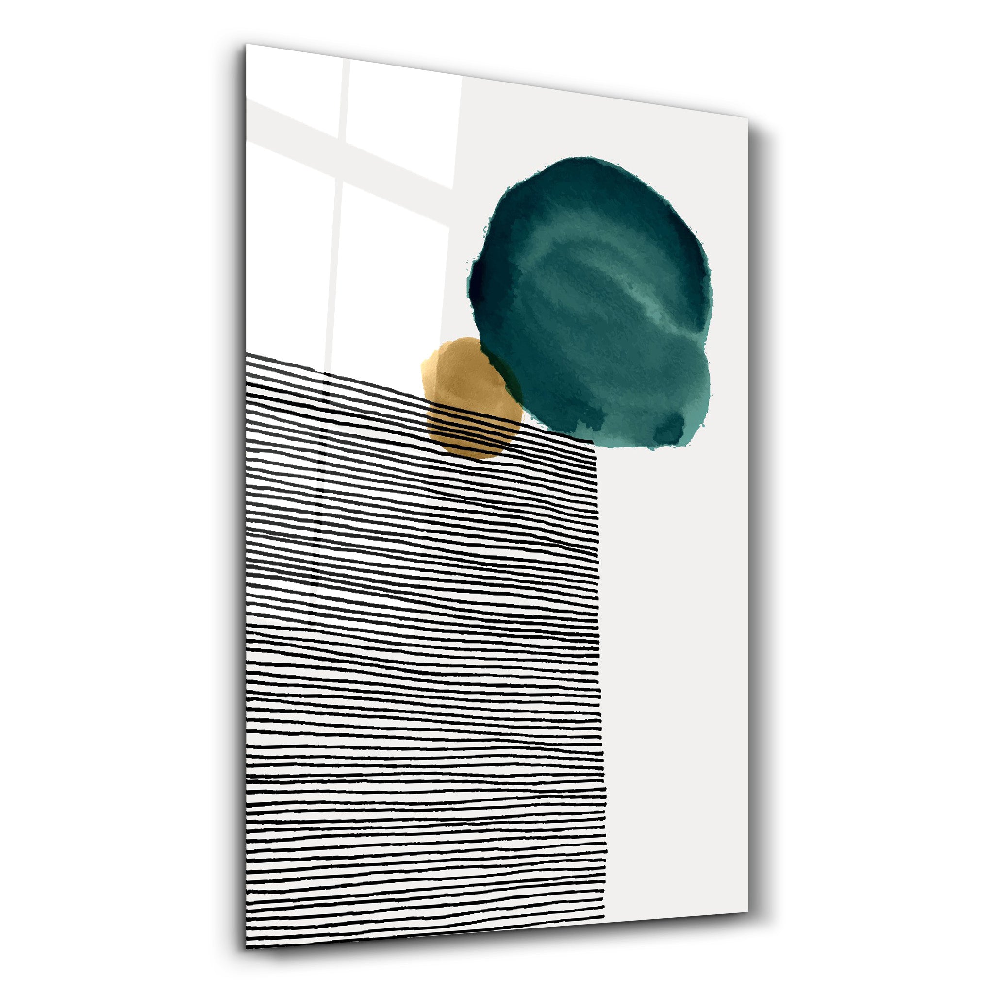 ・"Abstract Shapes V3"・Glass Wall Art - ArtDesigna Glass Printing Wall Art