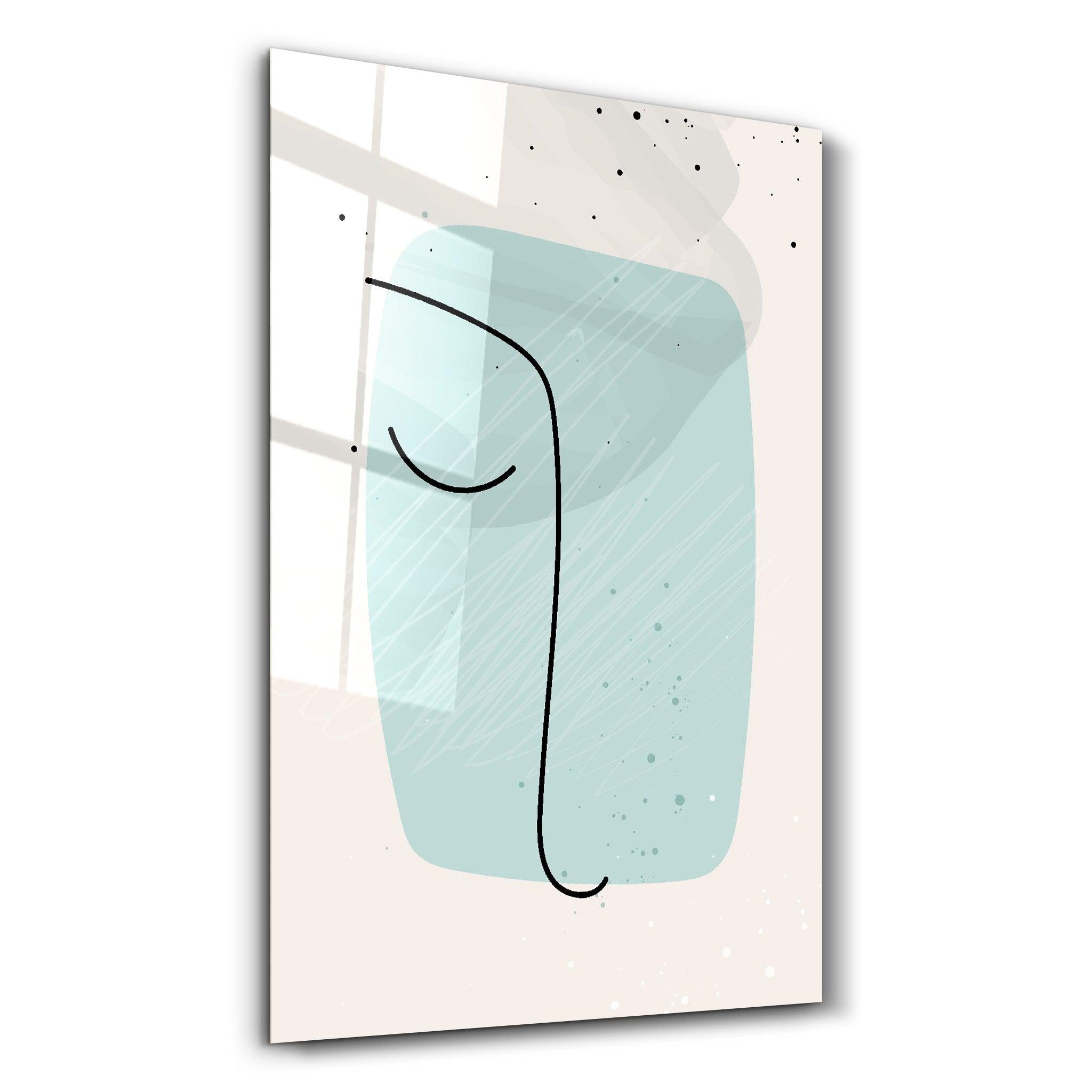 Abstract Shapes and Line V2 | Glass Wall Art - ArtDesigna Glass Printing Wall Art