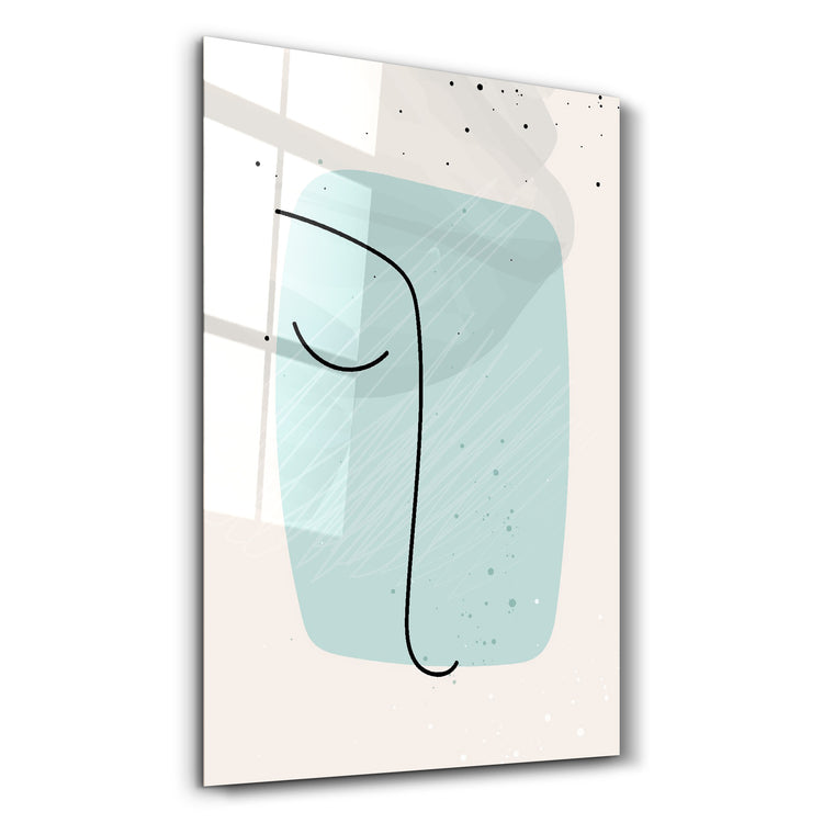 ・"Abstract Shapes and Line V2"・Glass Wall Art - ArtDesigna Glass Printing Wall Art