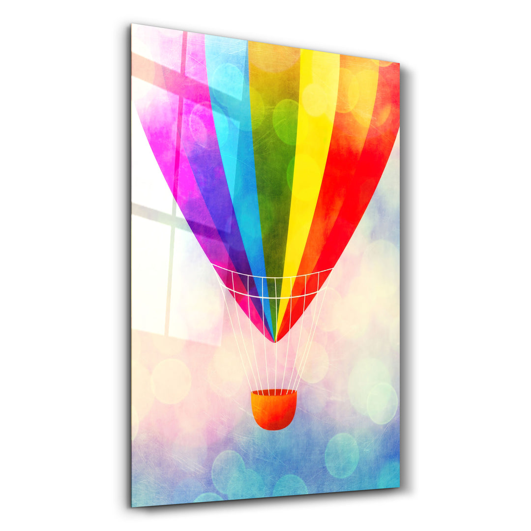 ・"The Air Balloon"・Glass Wall Art - ArtDesigna Glass Printing Wall Art