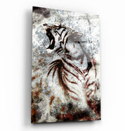 Fearless | Glass Wall Art - Artdesigna