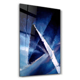 Fuzzy Ice | Glass Wall Art