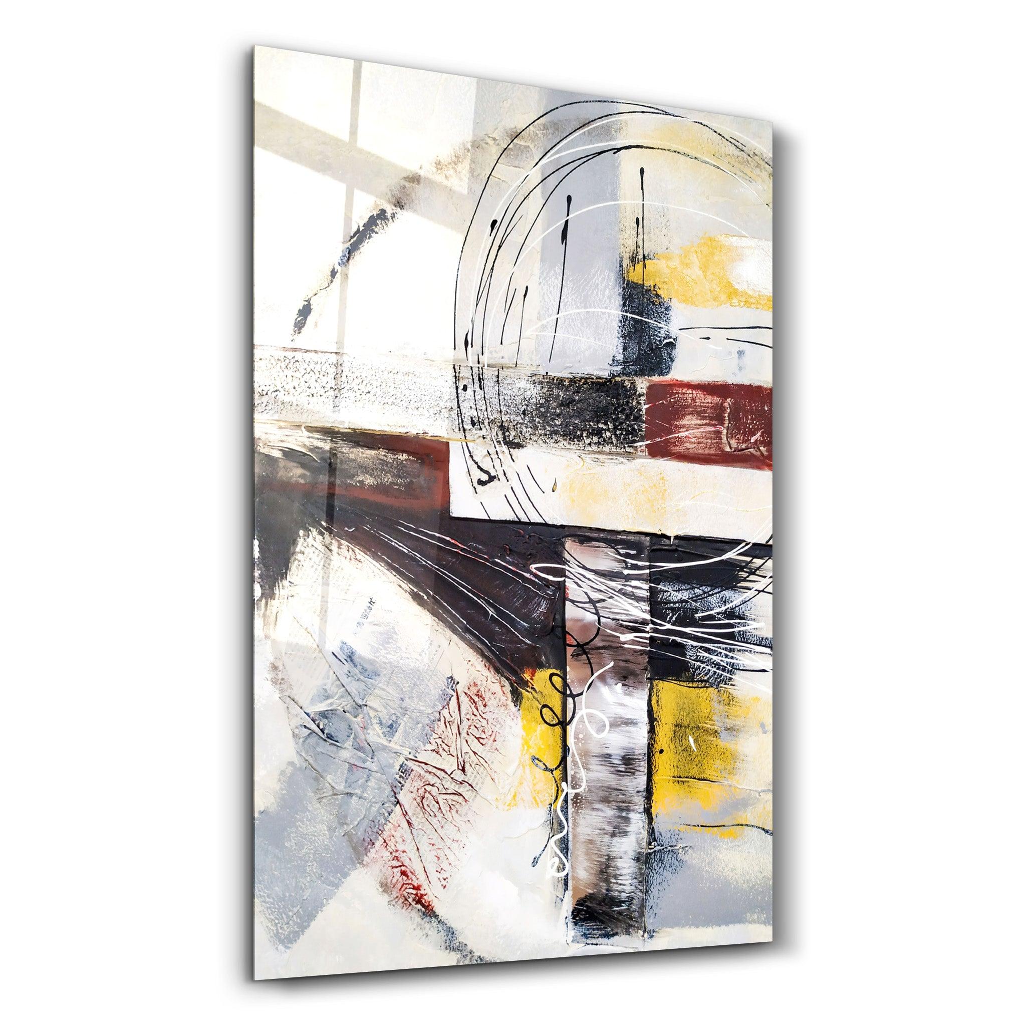 Abstract Oil Painting | Glass Wall Art - ArtDesigna Glass Printing Wall Art