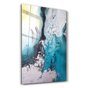 Bird's Eye In Blue V2 | Glass Wall Art - ArtDesigna Glass Printing Wall Art