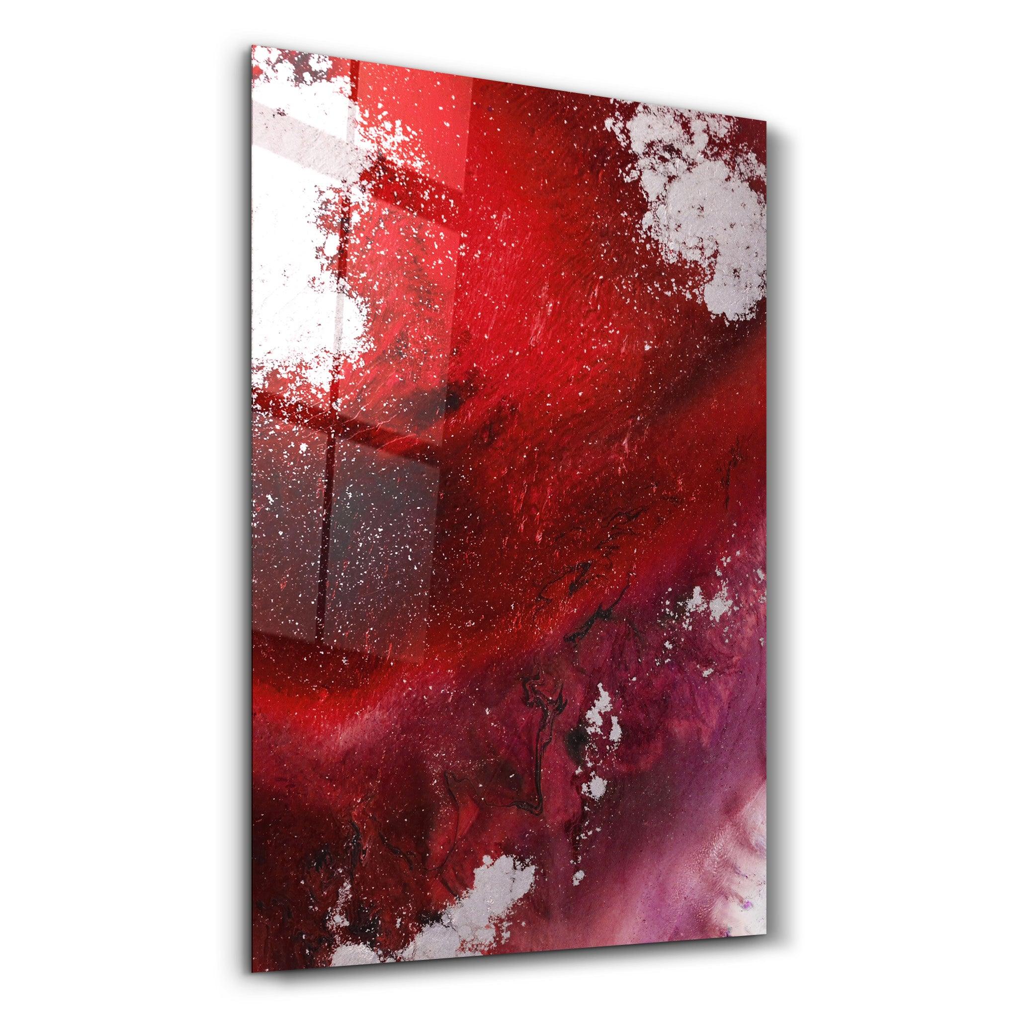 Bird's Eye In Red | Glass Wall Art - ArtDesigna Glass Printing Wall Art