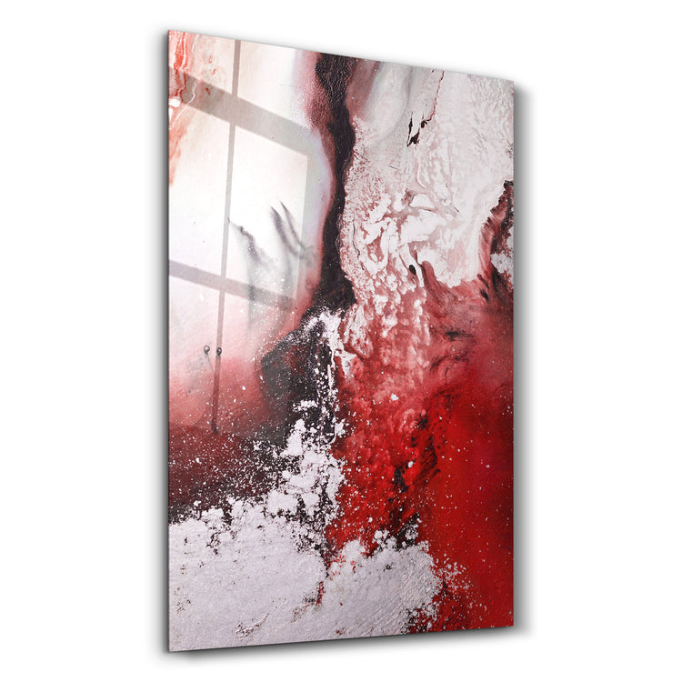 ・"Bird's Eye In Red V2"・Glass Wall Art - ArtDesigna Glass Printing Wall Art