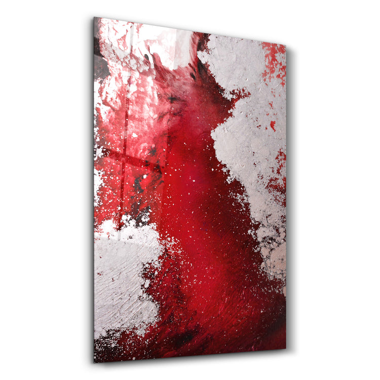 ・"Bird's Eye In Red V3"・Glass Wall Art - ArtDesigna Glass Printing Wall Art