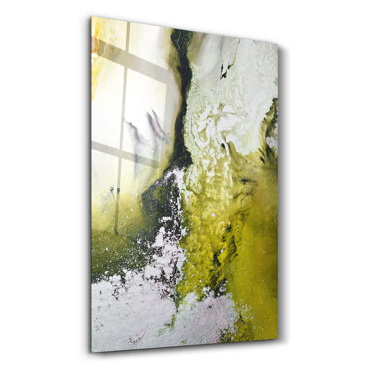・"Bird's Eye In Yellow V2"・Glass Wall Art - ArtDesigna Glass Printing Wall Art