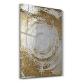 Gold Circle V1 | Glass Wall Art