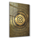 Goldener Kreis V3 – Glasbild