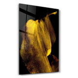 Goldenes Leuchten – Glasbild