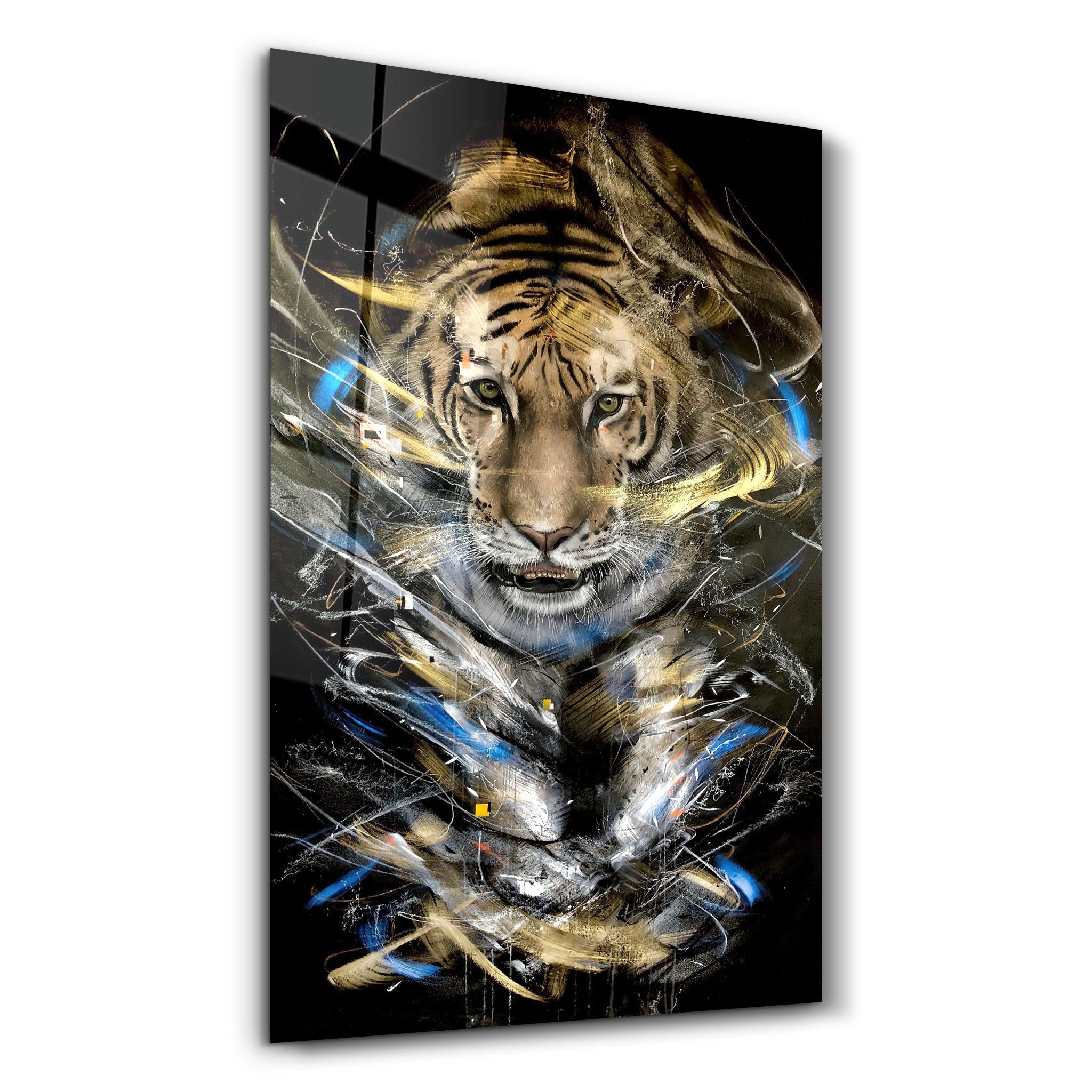 ・"Tiger "・GLASS WALL ART - ArtDesigna Glass Printing Wall Art