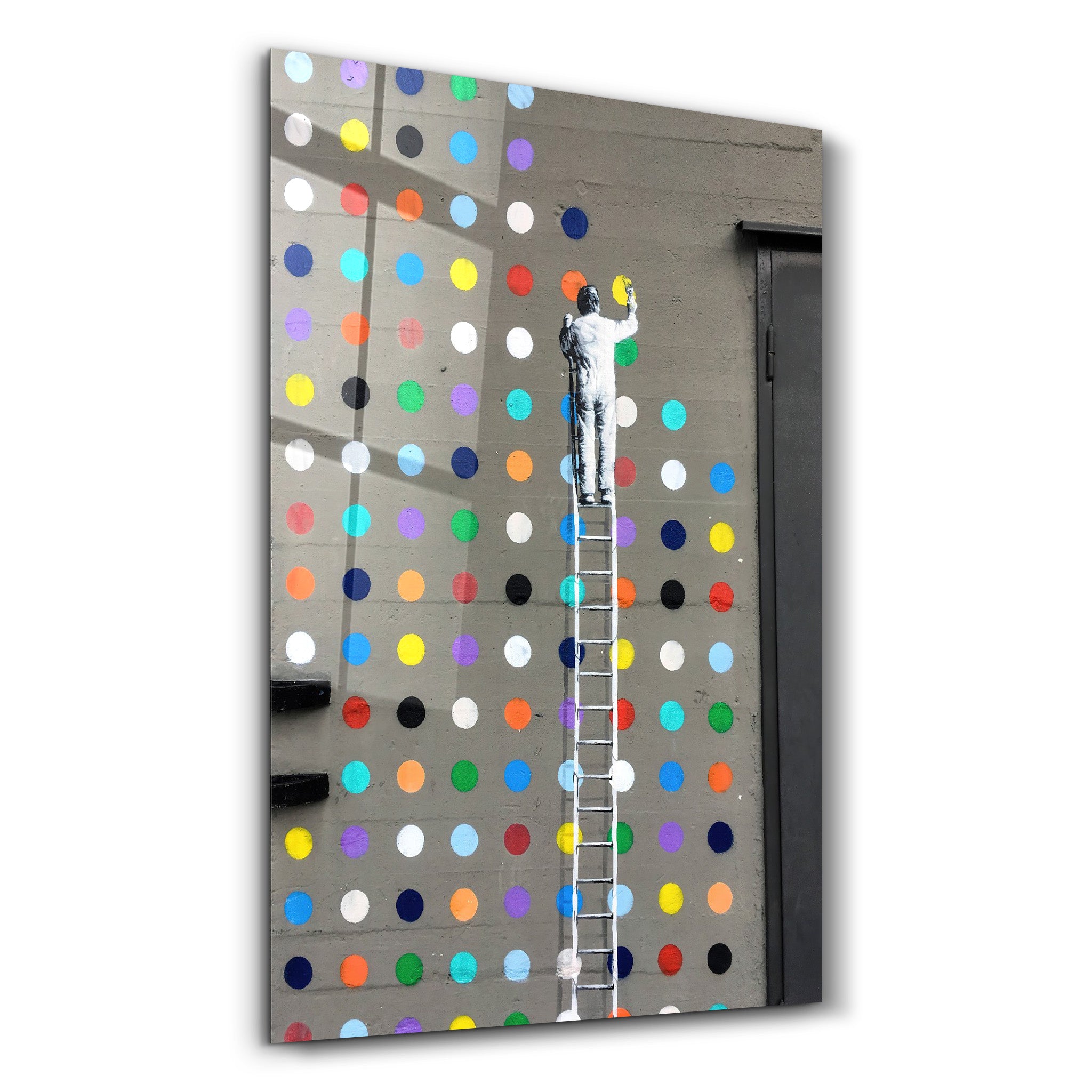 ・"Colorful Dots"・GLASS WALL ART - ArtDesigna Glass Printing Wall Art