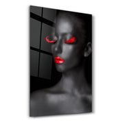 Red Expressions | Glass Wall Art - ArtDesigna Glass Printing Wall Art