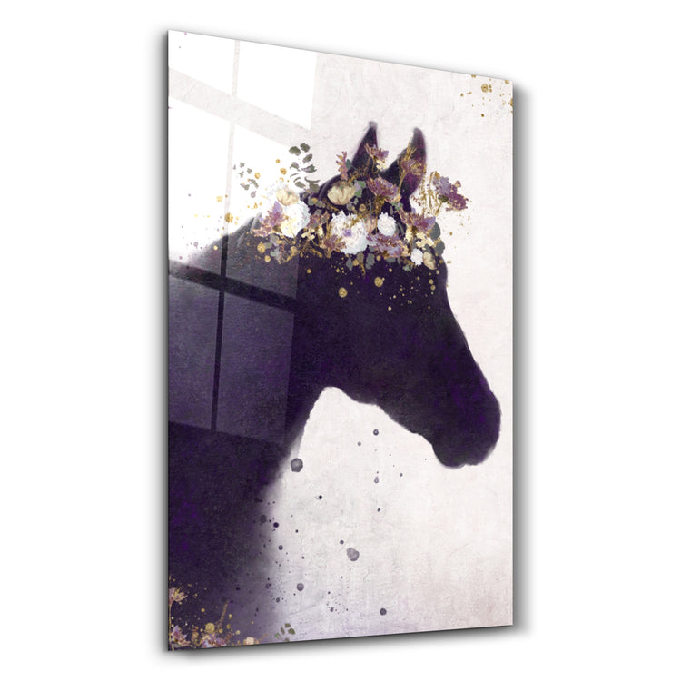 ・"Horse"・Glass Wall Art - ArtDesigna Glass Printing Wall Art