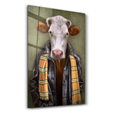 Ox Head | Glass Wall Art