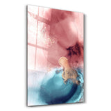 Powder Calm | Glass Wall Art