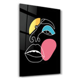 Line of Thought | Glass Wall Art