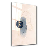 Modern Abstract Line Art V4 | Glass Wall Art