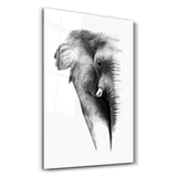 Elephant V2 | Glass Wall Art