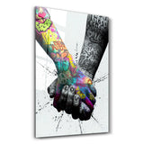Handhold | Glass Wall Art