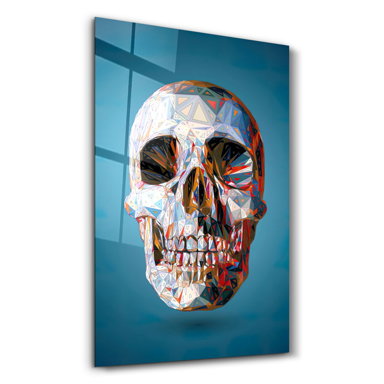 ・"Skullart"・Glass Wall Art - ArtDesigna Glass Printing Wall Art