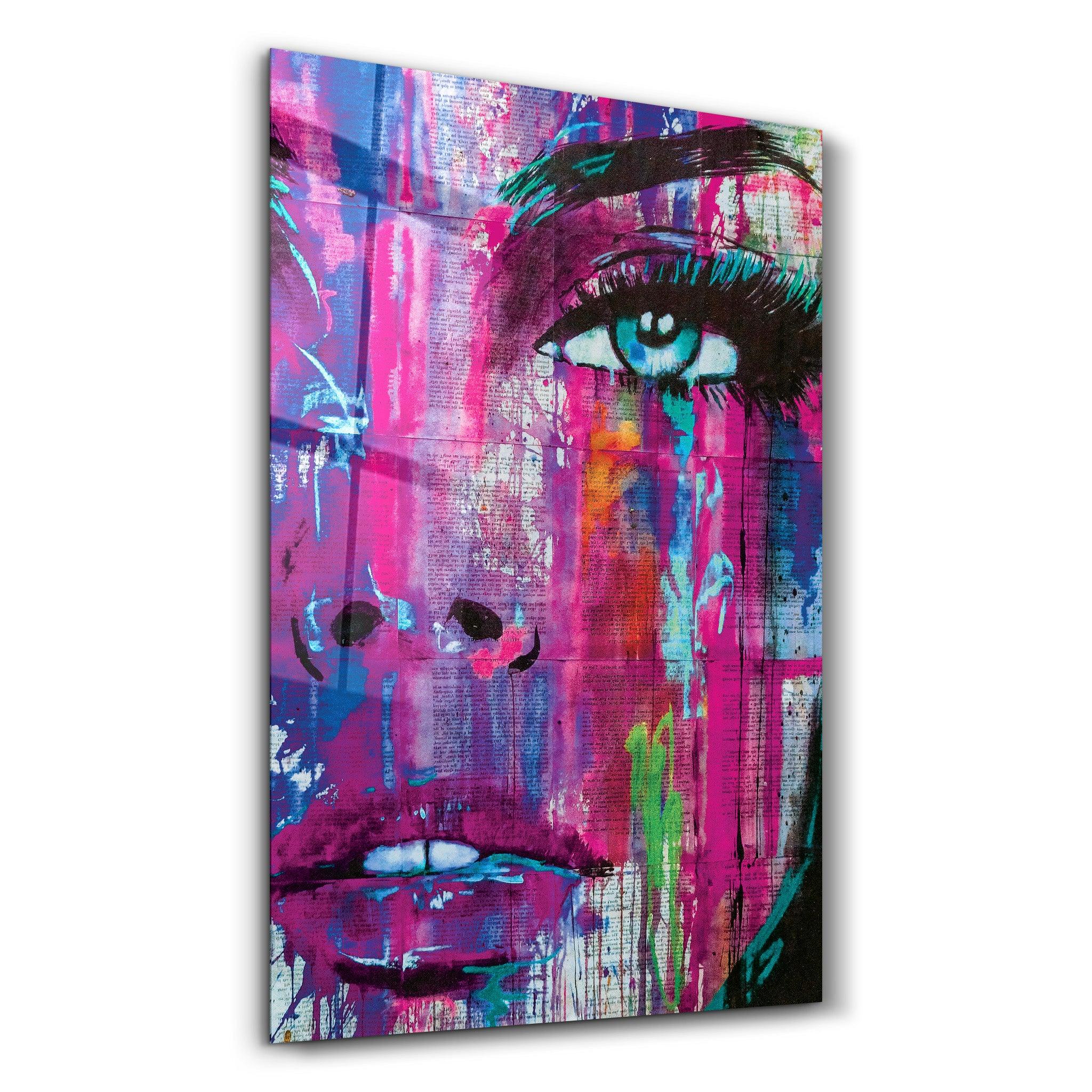 ・"Woman Face"・Glass Wall Art - ArtDesigna Glass Printing Wall Art