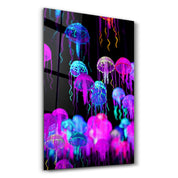Jellyfish | Glass Wall Art - ArtDesigna Glass Printing Wall Art