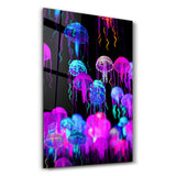 Jellyfish | Glass Wall Art
