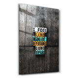 I Feel Like | Designer's Collection Glass Wall Art