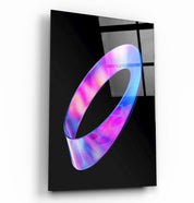 Ring of Rainbow | Designer's Collection Glass Wall Art - Artdesigna