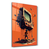 Gamer Boy Adventure | Secret World Collection Glass Wall Art