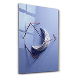Mond im Käfig – Glasbild