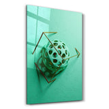 Moon in Cage 2 | Glass Wall Art