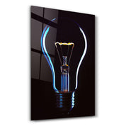 The Bulb | Designer's Collection Glass Wall Art - ArtDesigna Glass Printing Wall Art