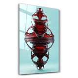 Abstraktes Modernes Design V2 – Glasbild