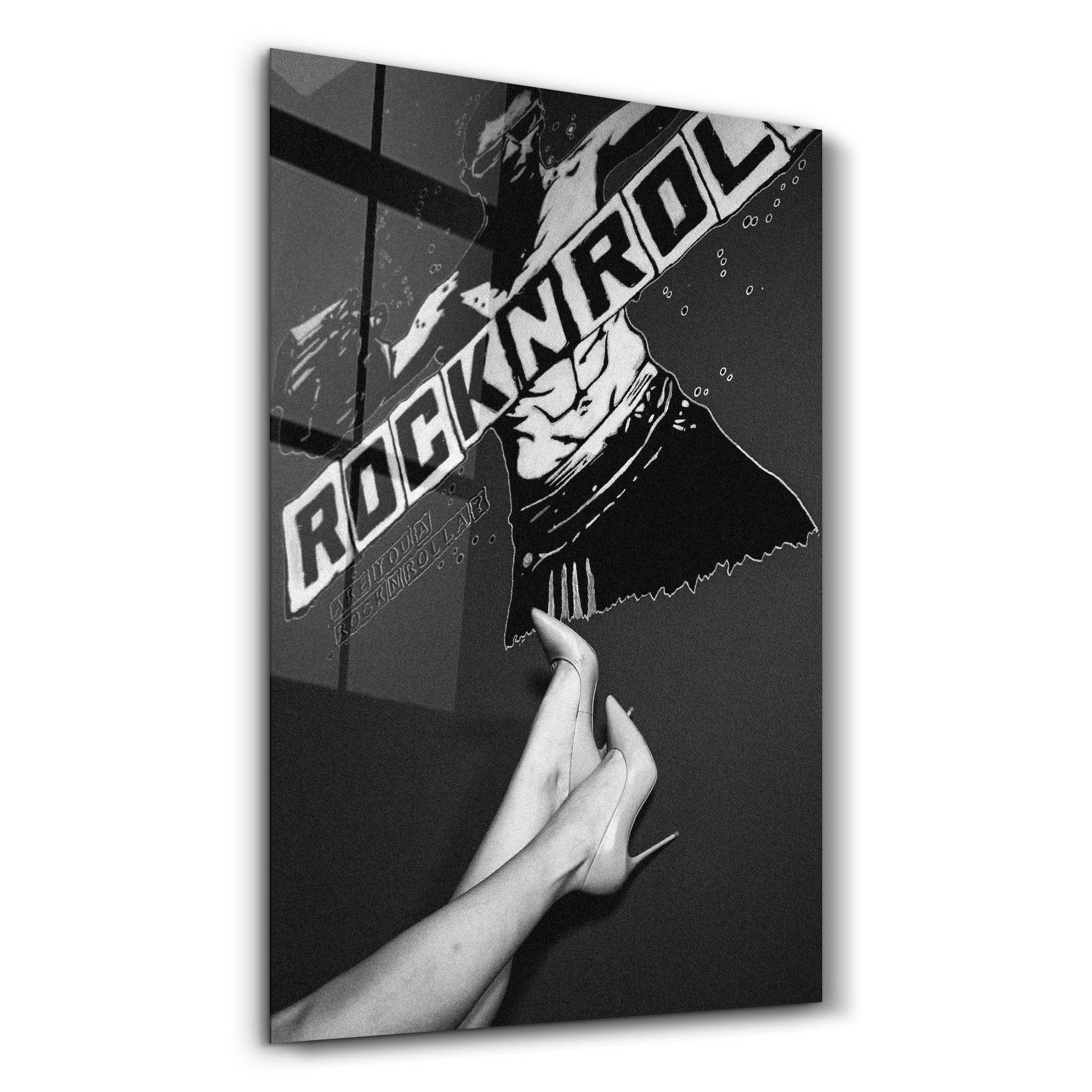 Rock n Roll | Designer's Collection Glass Wall Art - ArtDesigna Glass Printing Wall Art