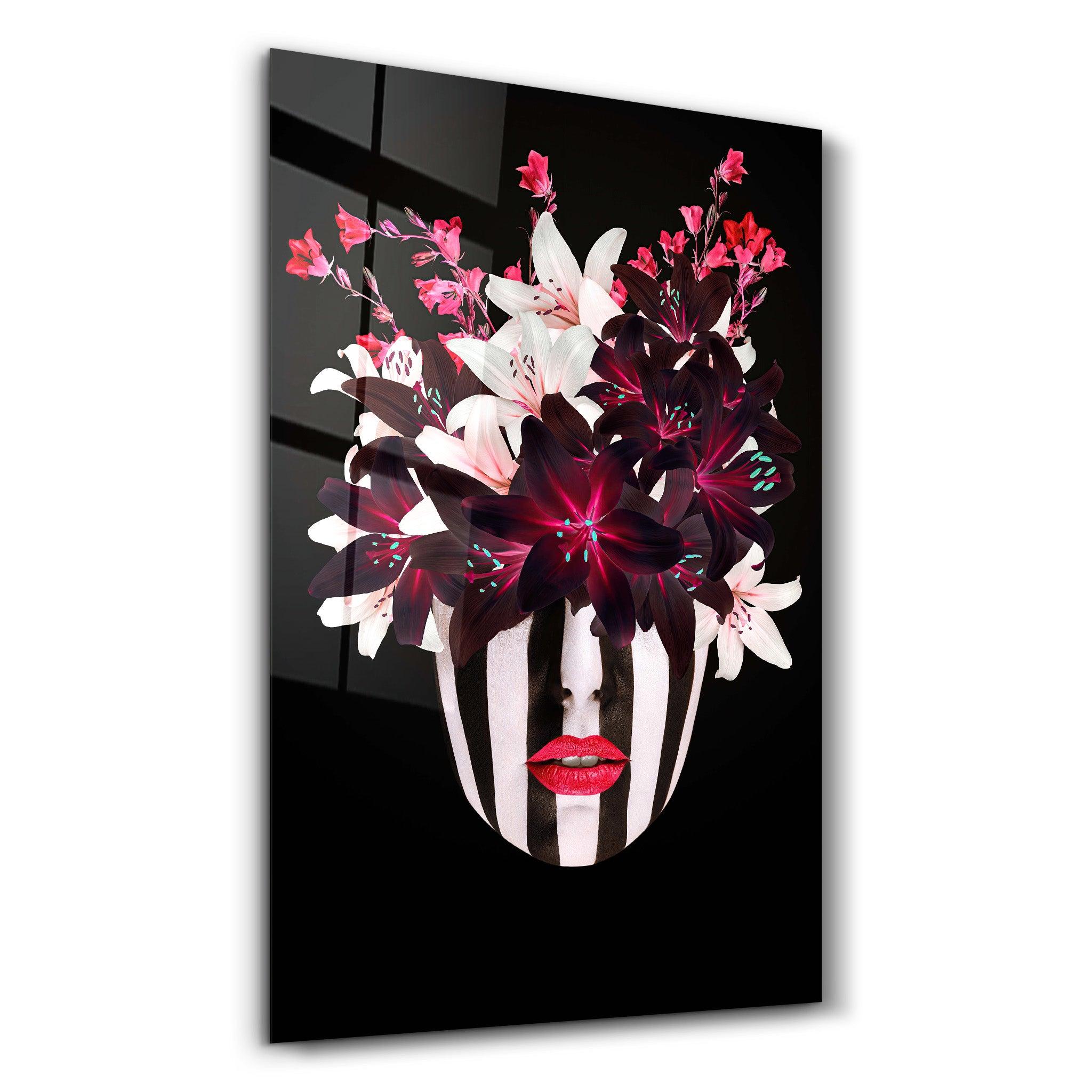 Flower Pot | Designer's Collection Glass Wall Art - ArtDesigna Glass Printing Wall Art
