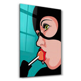 Lollipop | Designer's Collection Glass Wall Art