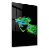 Iguana Green | Designer's Collection Glass Wall Art