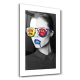 Love You F. You | Designer's Collection Glass Wall Art