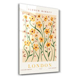 Flower Market No:8 London | Gallery Print Collection Glass Wall Art