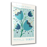 Flower Market No:2 Tokyo | Gallery Print Collection Glass Wall Art