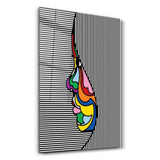 Lines and Face | Designer's Collection Glass Wall Art