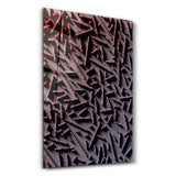 Pixel Sticks | Designer's Collection Glass Wall Art