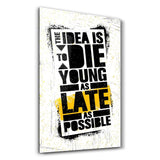 The Idea – Glasbild