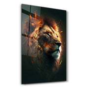 Fire Lord | Secret World Collection Glass Wall Art - ArtDesigna Glass Printing Wall Art