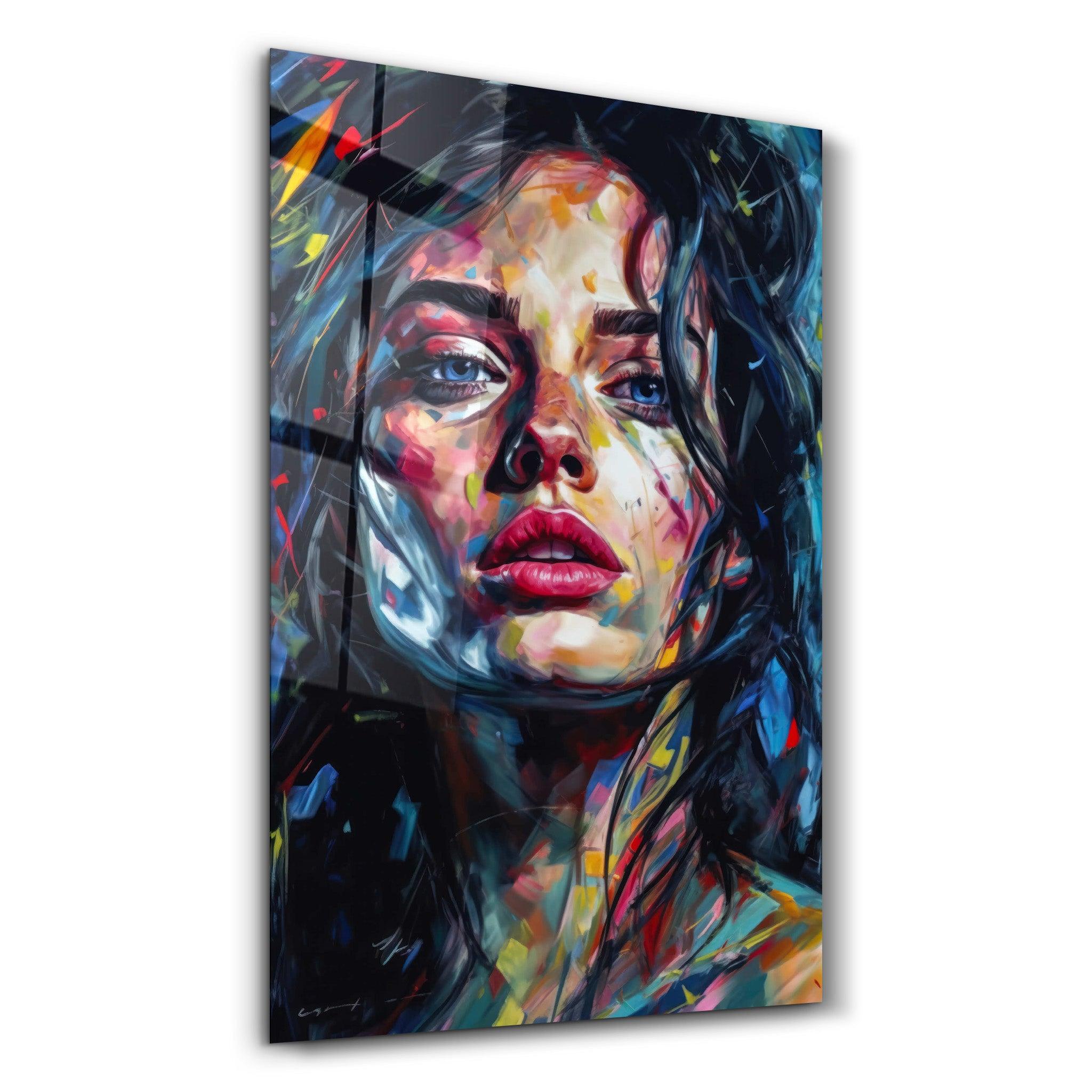 Beauty Oil Painting V3 | Designers Collection Glass Wall Art - Artdesigna