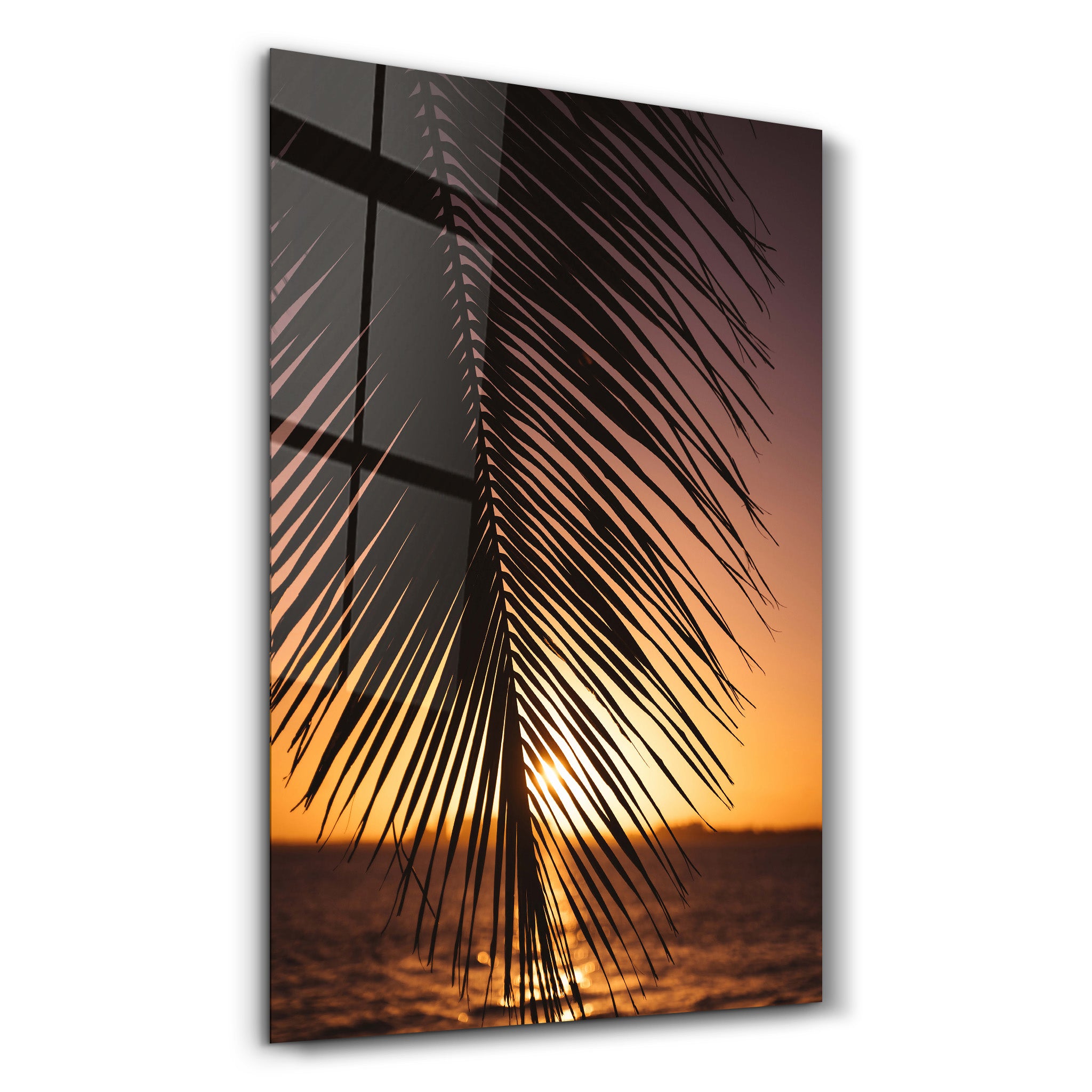 ・"Key Biscayne Sunset, USA"・Glass Wall Art - ArtDesigna Glass Printing Wall Art